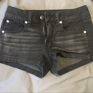 SALE Black American Eagle jean shorts